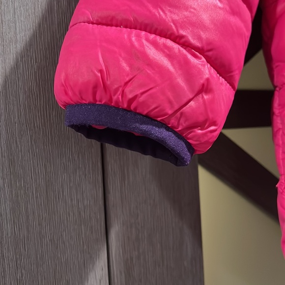 MICHAEL Michael Kors toddler girls puffer coat fleece lined with hood - Picture 10 of 12